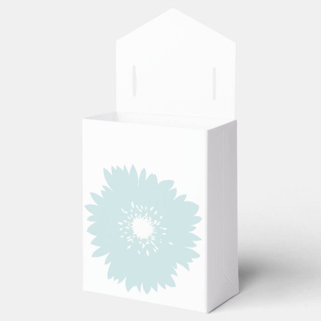 Simplicity Blue Flower Favour Box (Opened)