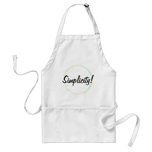 Simplicity Concentric Circles Apron (Front)