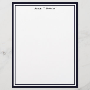 Simplicity Dk Blue / White Personalised SV