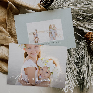 Simplicity Holiday Photo Card