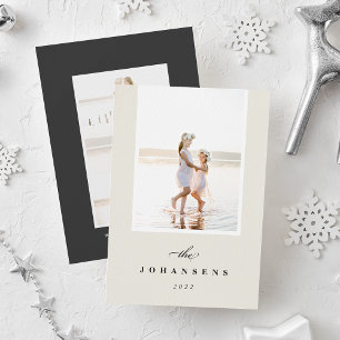 Simplicity   Holiday Photo Card