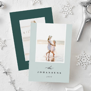 Simplicity Holiday Photo Card