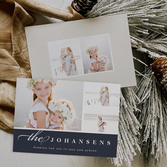 Simplicity | Holiday Photo Collage Card (Creator Uploaded)