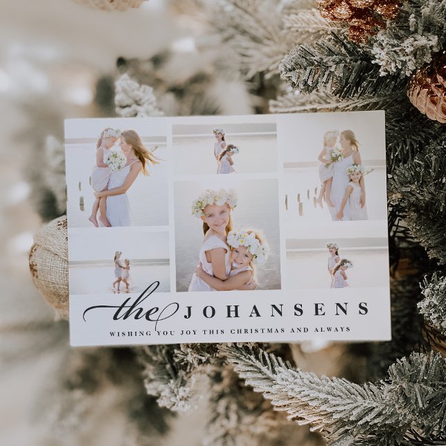 Simplicity | Holiday Photo Collage Card (Creator Uploaded)