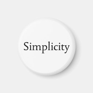 Simplicity Magnet