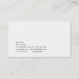 Simplicity V Business Card
