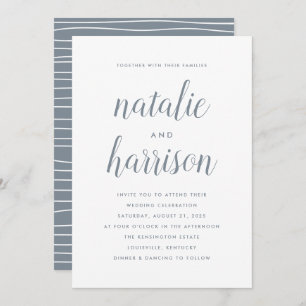 Simplicity   Wedding Invitation