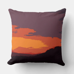 Simplified sunset cushion