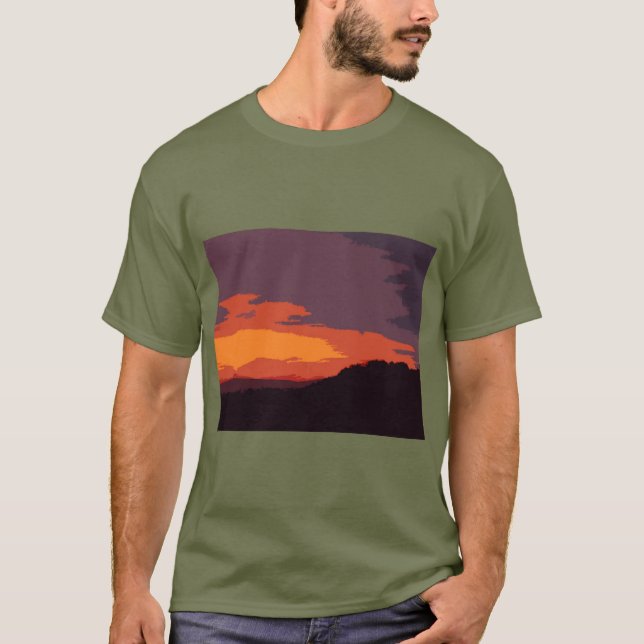 Simplified sunset T-Shirt (Front)