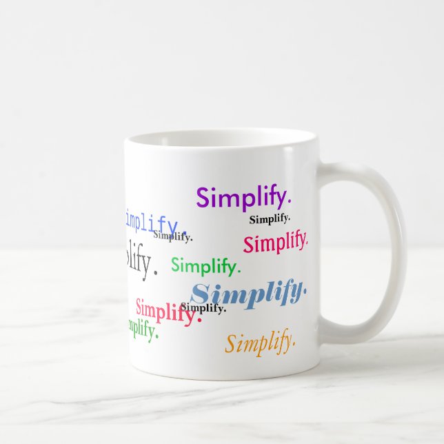 Simplify. (1 of 3) coffee mug (Right)