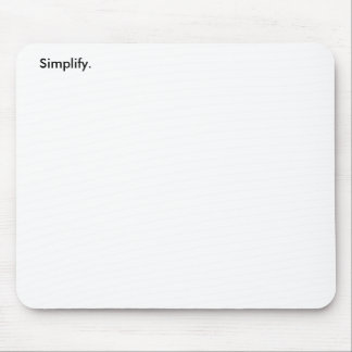 Simplify. (3 of 3) mouse pad