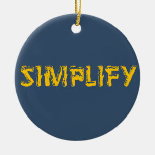 Simplify Ceramic Tree Decoration