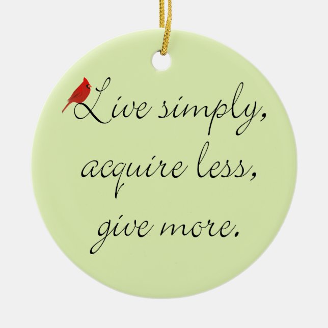 Simplify Christmas Ornament (Front)