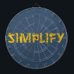 Simplify Dartboard<br><div class="desc">Our life is frittered away by detail. Simplify. - Henry David Thoreau</div>