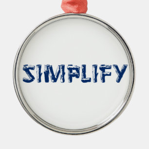 Simplify Metal Tree Decoration