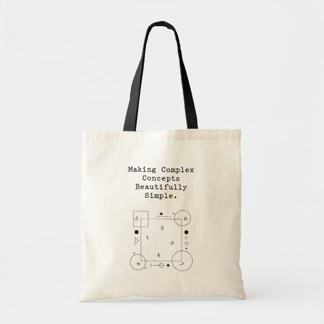 Simplifying Complex Math | Beautiful Concepts Tote Bag (Front)