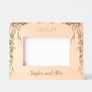 Simplistic Boho Natural Ivy Vine Wedding Frame