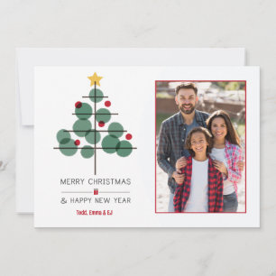 Simplistic Christmas Photo Card