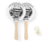 Simplistic Double Sided Photo Memorial Favour