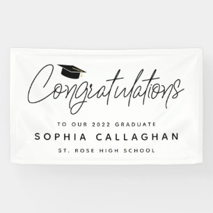 Simplistic Graduation Congratulations Banner