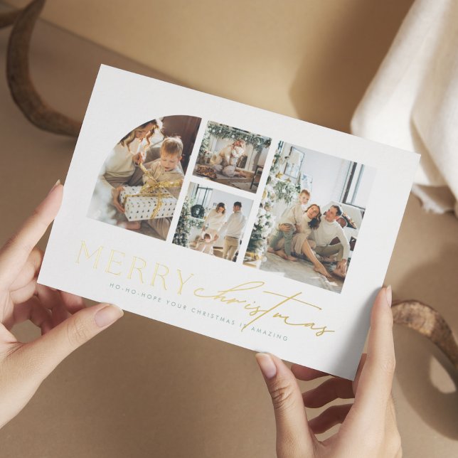 Simplistic Modern Photo Collage Christmas (Creator Uploaded)