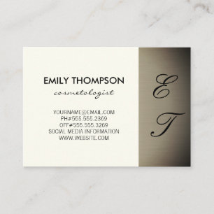 Simplistic Monogram (off yellow) Appointment