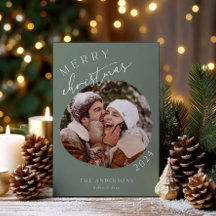 Simplistic Photo Holiday Card