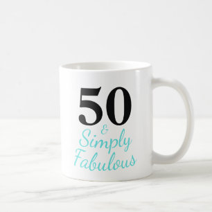 Simply 50 & Fabulous Coffee Mug