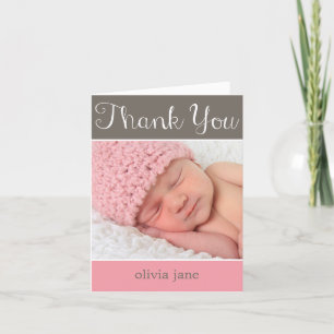 Simply Adorable Baby Thank You Card