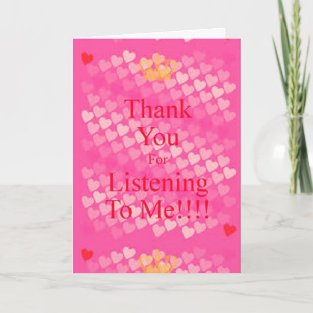 Thank You For Listening Gifts on Zazzle NZ