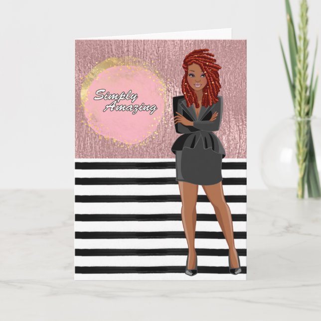 Simply Amazing Greeting Card (Front)