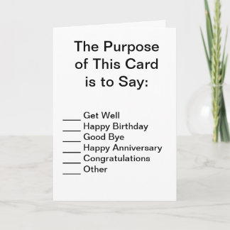 Simply Awesome Greeting Card