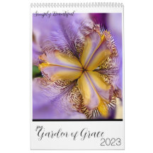 Simply Beautiful Flowers Wall Calendar