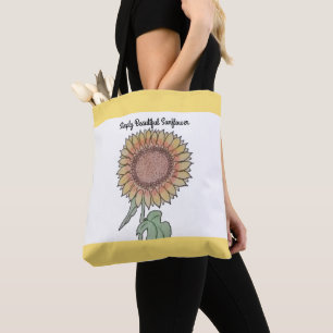 Simply Beautiful Sunflower Tote Bag