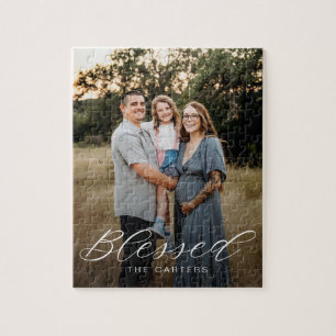 Simply Blessed Personalised Photo Puzzle