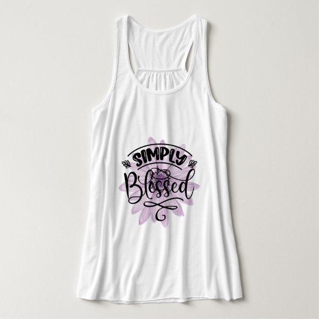 Simply Blessed Singlet (Design Front)
