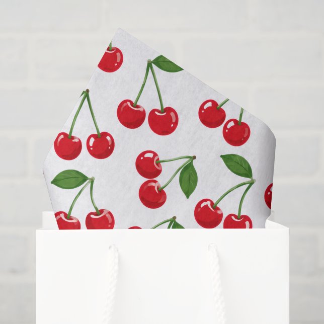 Simply Cherries Tissue Paper (Gift Bag)
