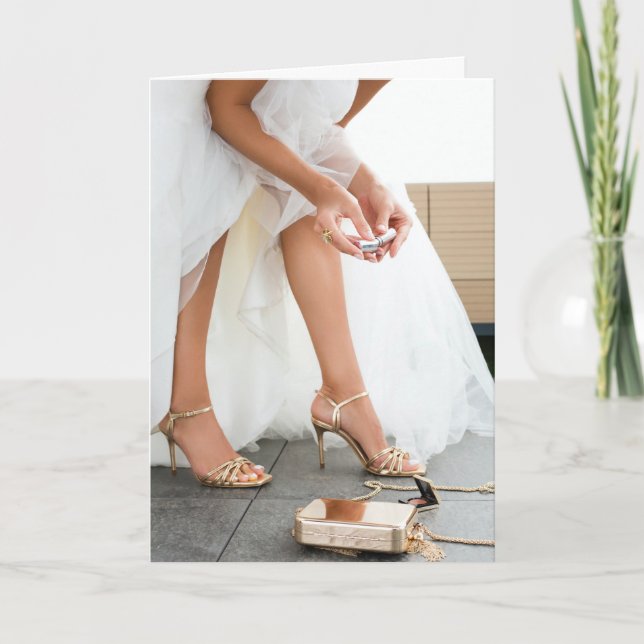 Simply Chic Lifestyle Bridal Shower Greeting Card (Front)