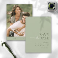 Simply Chic Wedding Photo Sage Green Vert ID1046