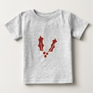 Simply Christmas Collection - Holly Baby T-Shirt