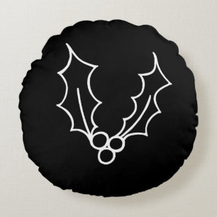 Simply Christmas Collection - Holly Round Cushion