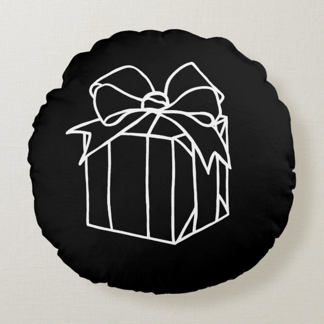 Simply Christmas Collection - Present Round Cushion (Front)