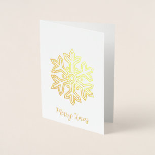 Simply Christmas Collection - Snowflake Foil Card
