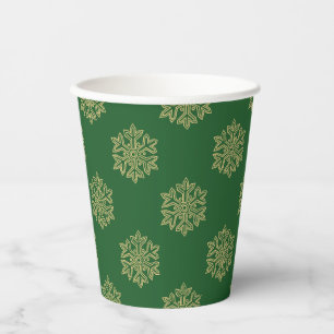 Simply Christmas Collection - Snowflake Paper Cups