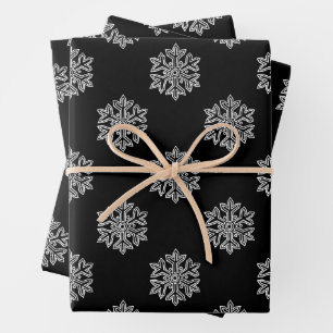 Simply Christmas Collection - Snowflake Wrapping Paper Sheet