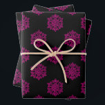 Simply Christmas Collection - Snowflake Wrapping Paper Sheet<br><div class="desc">Simply Christmas Collection - Snowflake - Alternative Xmas Colours</div>