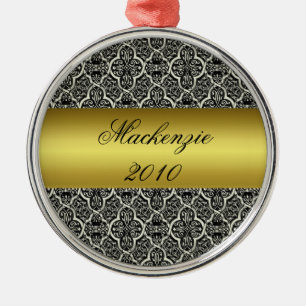 Simply Classic Holiday Damask Ornament
