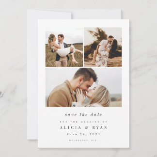 Simply Clean Elegant Photo Save The Date
