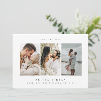 Simply Clean Elegant Photo Save The Date