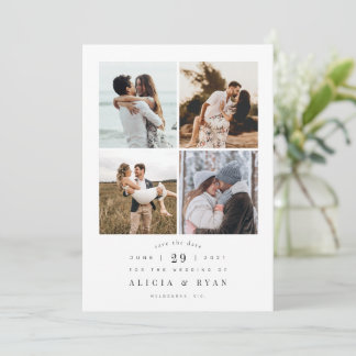 Simply Clean Elegant Photo Save The Date